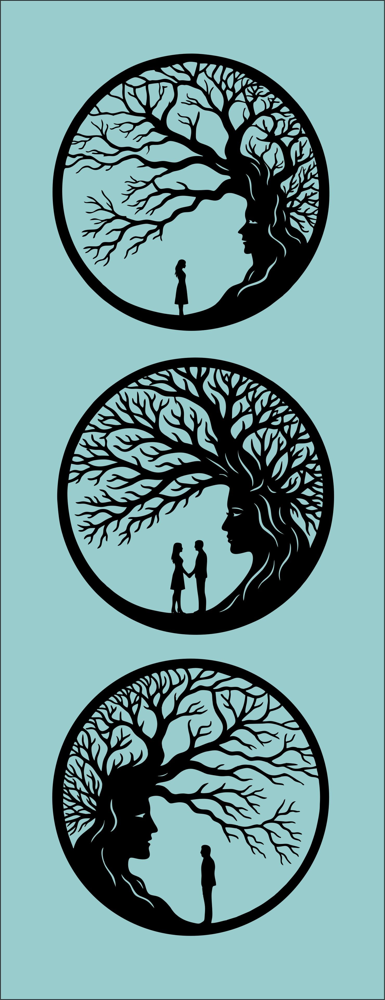 väggdekorationer - livets träd