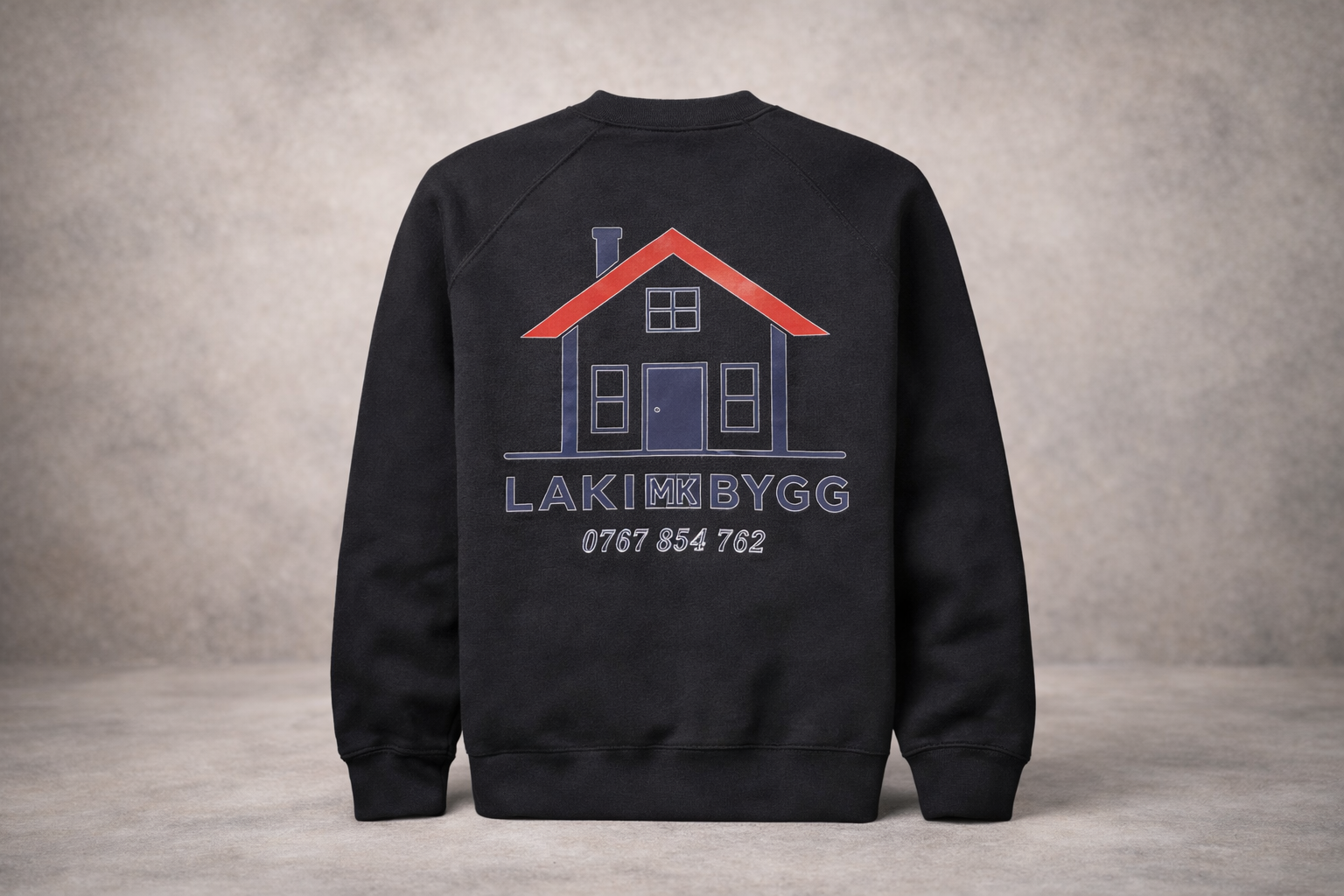 Arbetströja med tryck