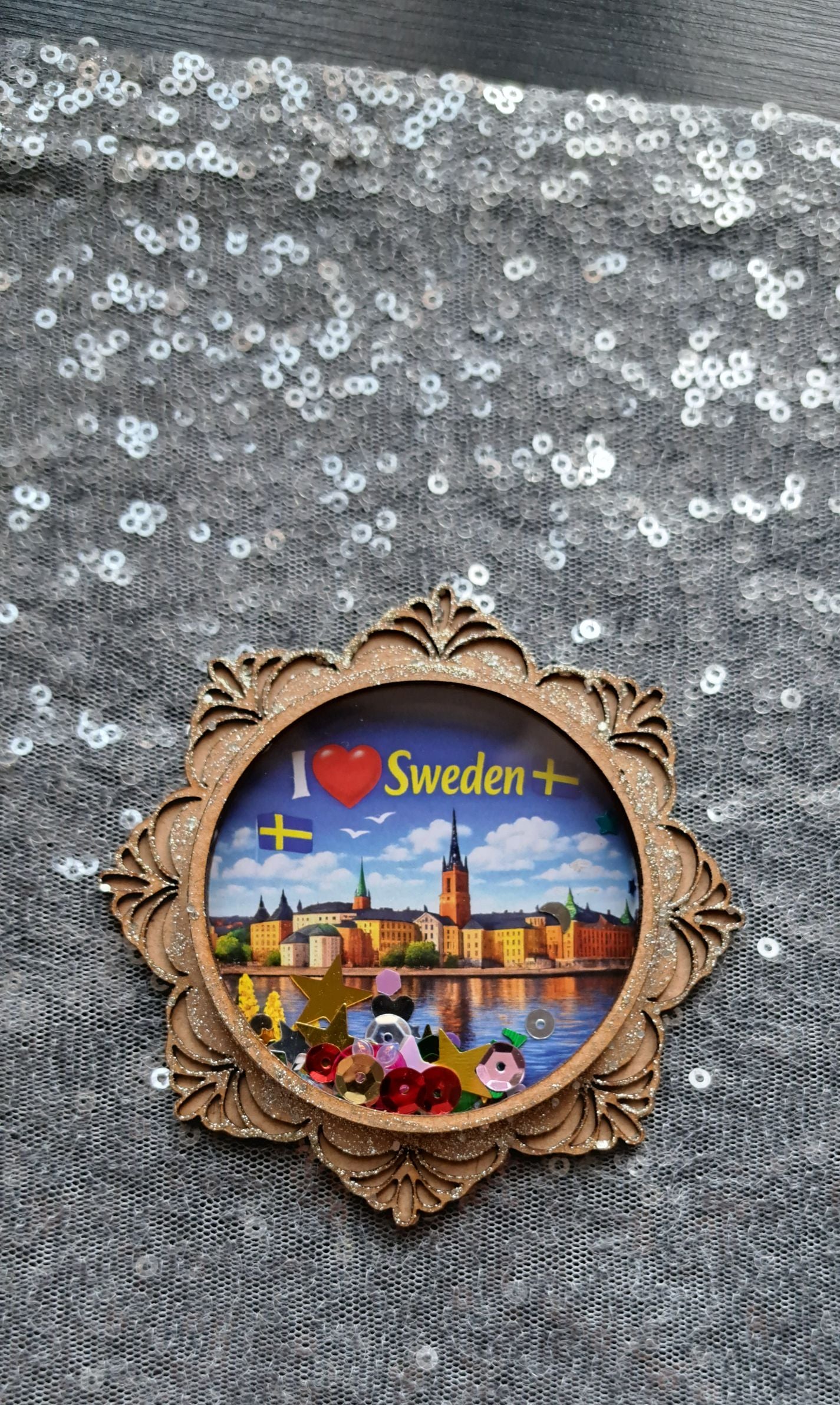 Handgjord magnet – Sverige / Landskrona
